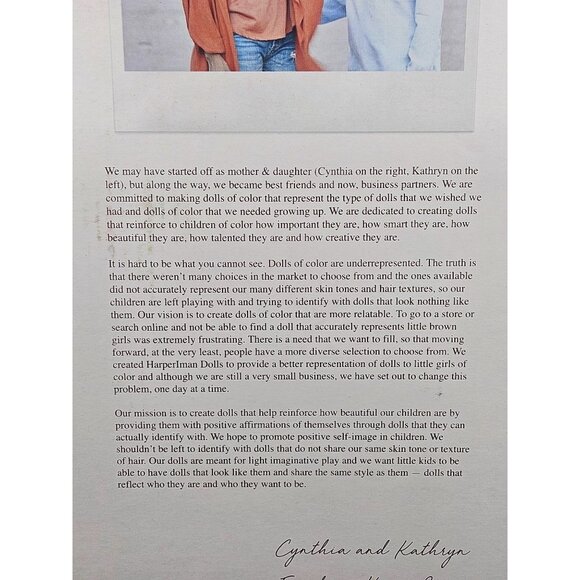 Harperiman Callie 14-Inch Keepsake Doll With Pink Dress & Gift Box Handmade - Picture 6 of 9